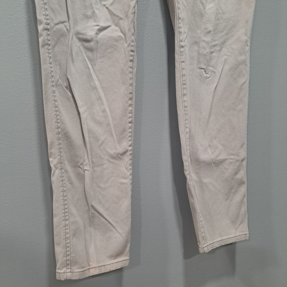 Abercrombie & Fitch‎ Womens Sz 4 Ivory Khaki Skinny Leg Pants Perfect Stretch - Picture 5 of 8